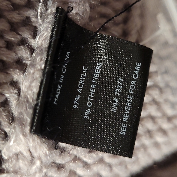 Simply Vera Vera Wang Gray Cable Knit Sweater Size XL - Picture 6 of 13